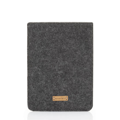 Case for Tolino Epos 2 | made of felt and organic cotton | anthracite - stripes | Model "LET"