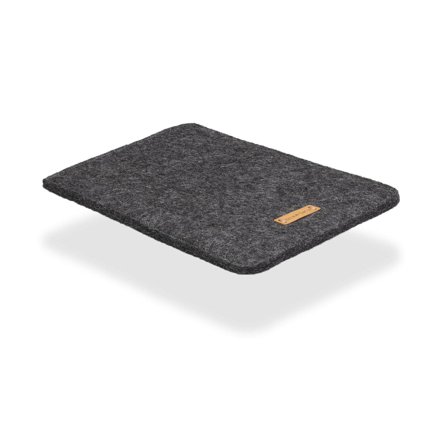 Hülle für Kobo Glo | aus Filz und Bio-Baumwolle | anthrazit - shapes | Modell "LET"