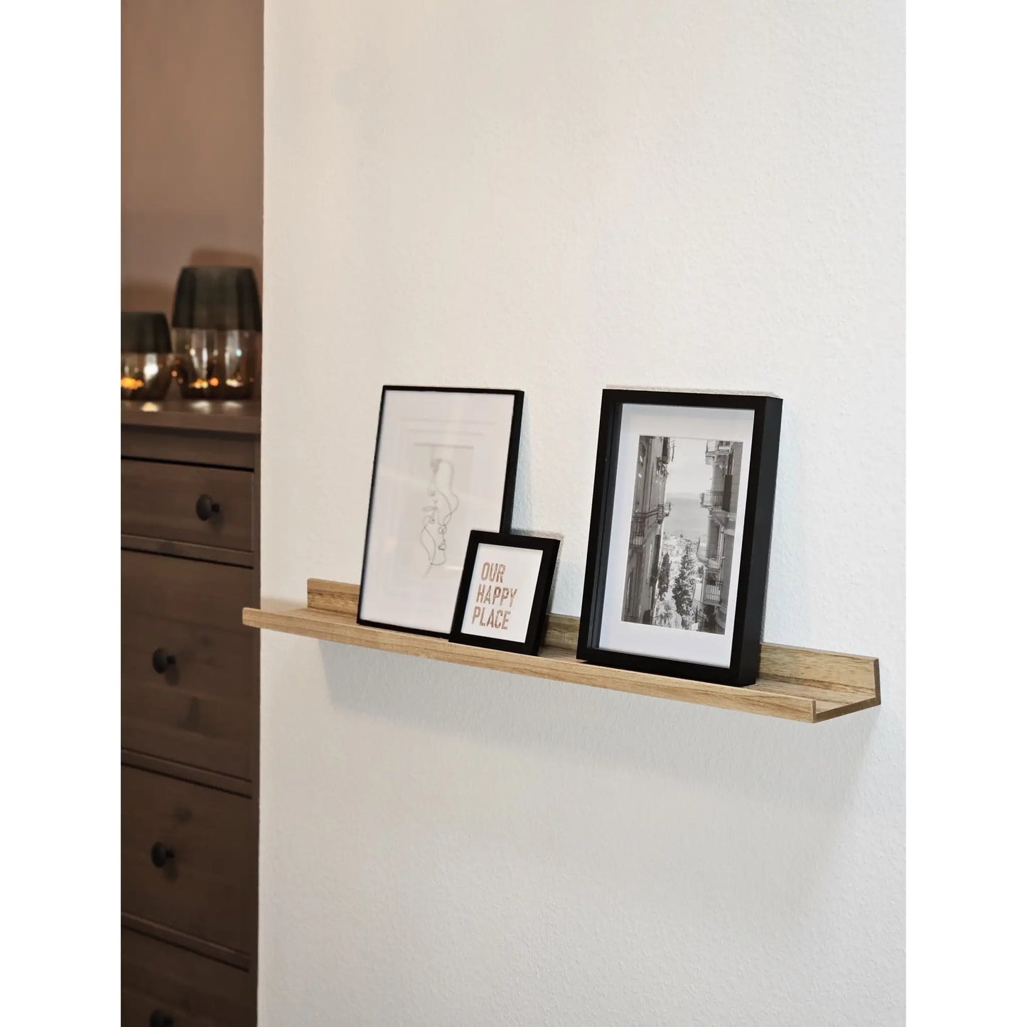 Fotoleiste Bilderleiste Schweberegal Holzregal Wandregal Bücherregal Wandboard