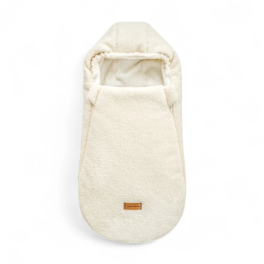 Winterfußsack Bouclé – kuschelig warm