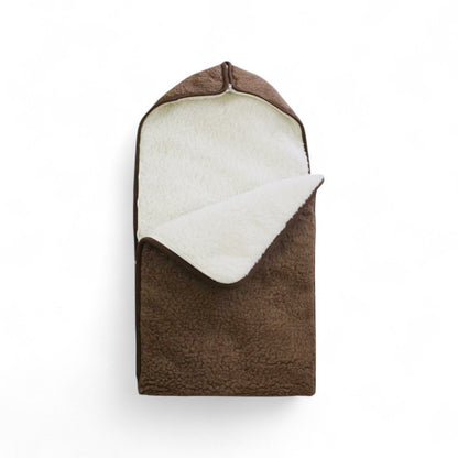 Winterfußsack Schlafsack Merinowolle – für Babywanne & Kinderwagen