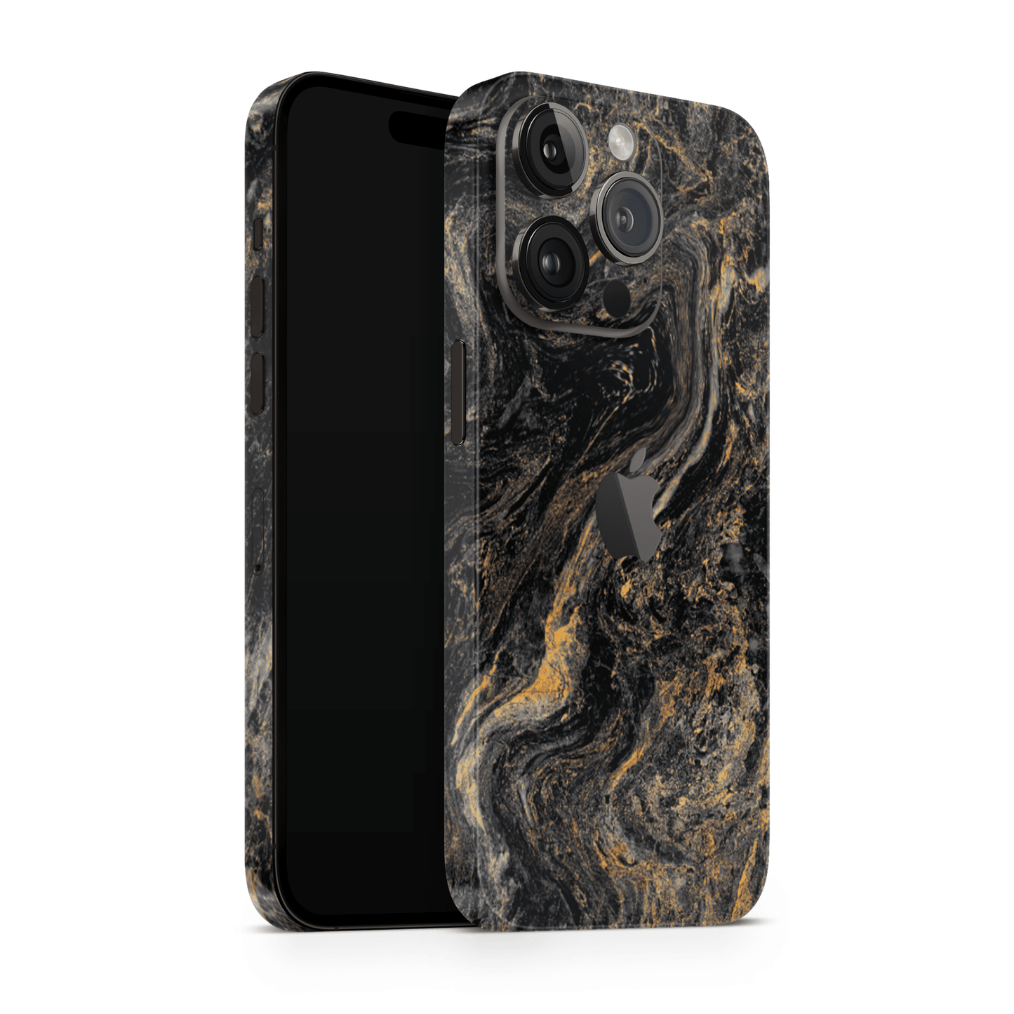 iPhone 16 Pro Skin Gold Black