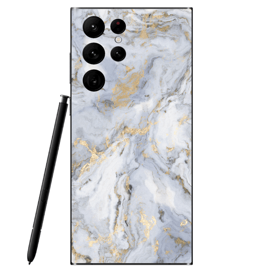 Galaxy S22 Ultra Skin Gold Marble