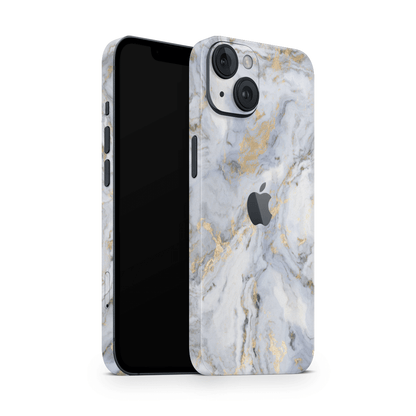 iPhone 15 Plus Skin Gold Marble