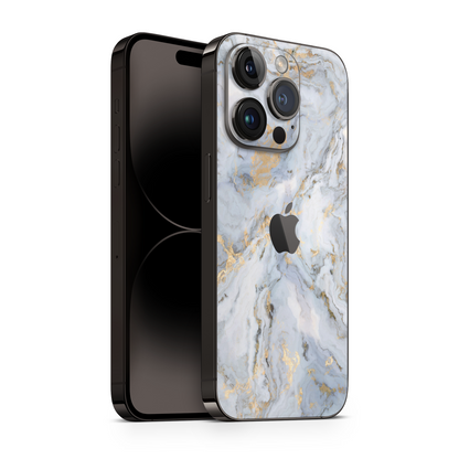 iPhone 16 Pro Skin Gold Marble