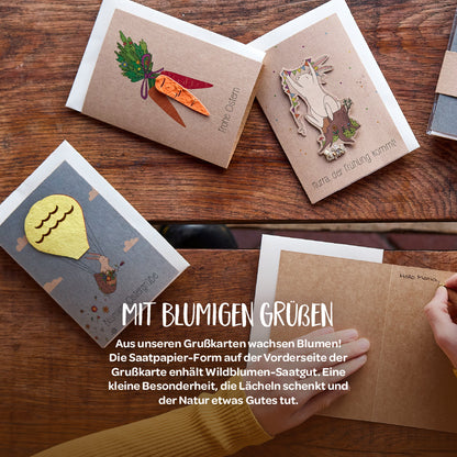 Easter card "Carrot Greetings"