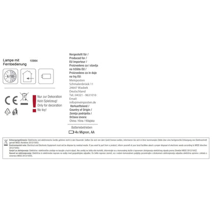 Hängelampe LED Braun Seil Macrame Hängeleuchte Timer Fernbedienung  Ø15cm Lampe
