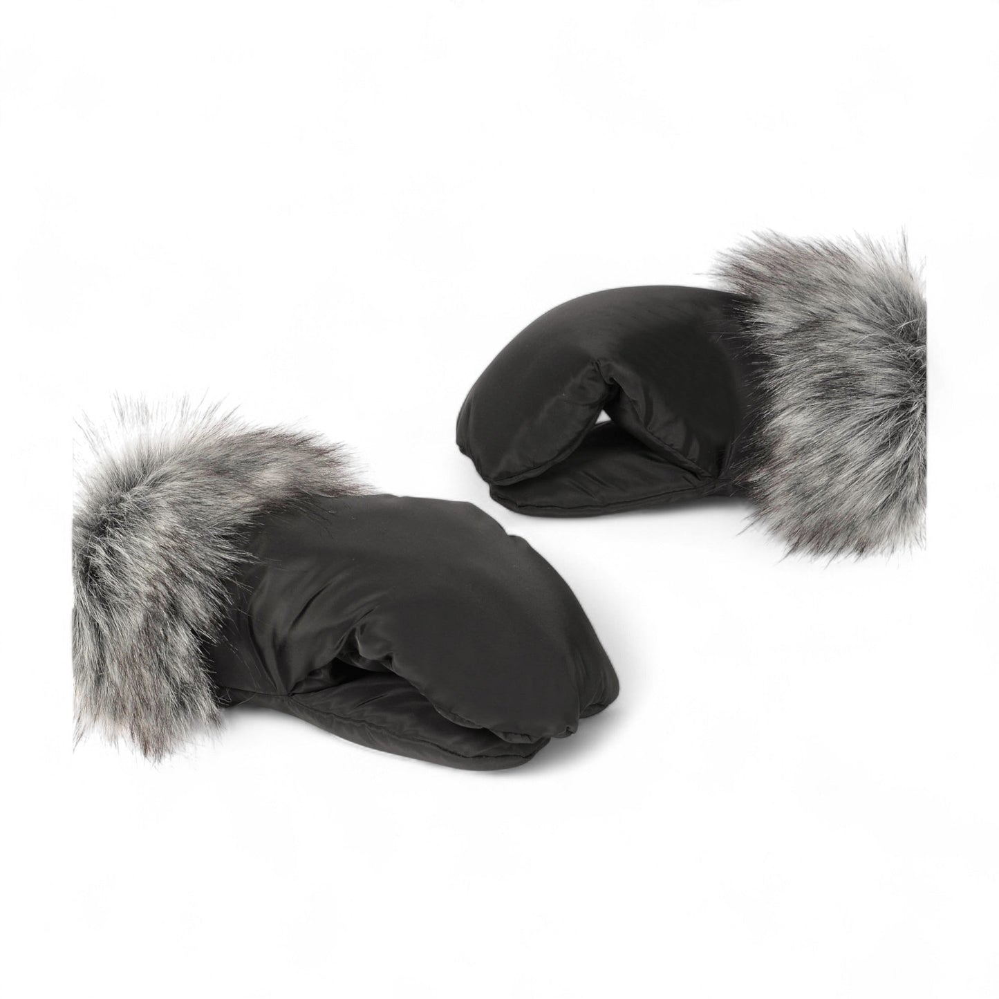 Hand warmers with fur for strollers – stylish, warm &amp; water-repellent