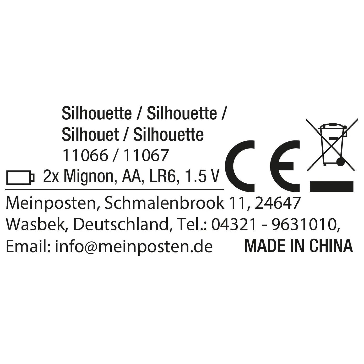 Herz Stern Fenster LED Silhouette Warmweiß Weihnachtsbeleuchtung 30cm Deko grün