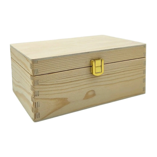 Holzkiste mit Deckel Dekokiste Schatzkiste Hochzeit Kindergeburtstag Aufbewahrung