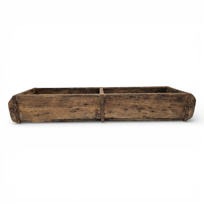 Holzkiste Ziegelform Ziegelsteinform Kiste recyceltes Holz Kasten 60 cm