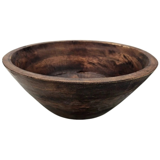 Holzschale Mango Holz Schale Dekoschale Brotschale Mangoholz Ø 30 x Höhe 9,5 cm