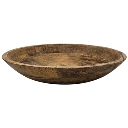 Holzschale Mango Holz Schale Dekoschale Brotschale Mangoholz Ø 38 cm