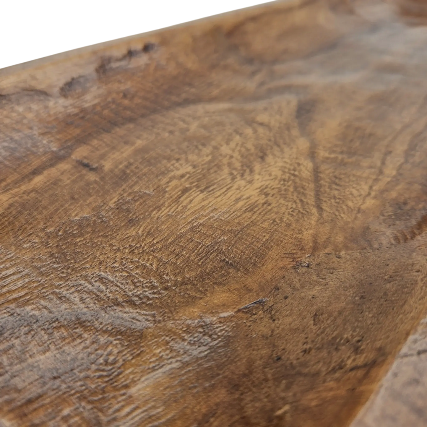 Holztablett Holzbrett Dekoschale Holzschale braun 58x22 cm Kerzentablett Dekobrett XXL