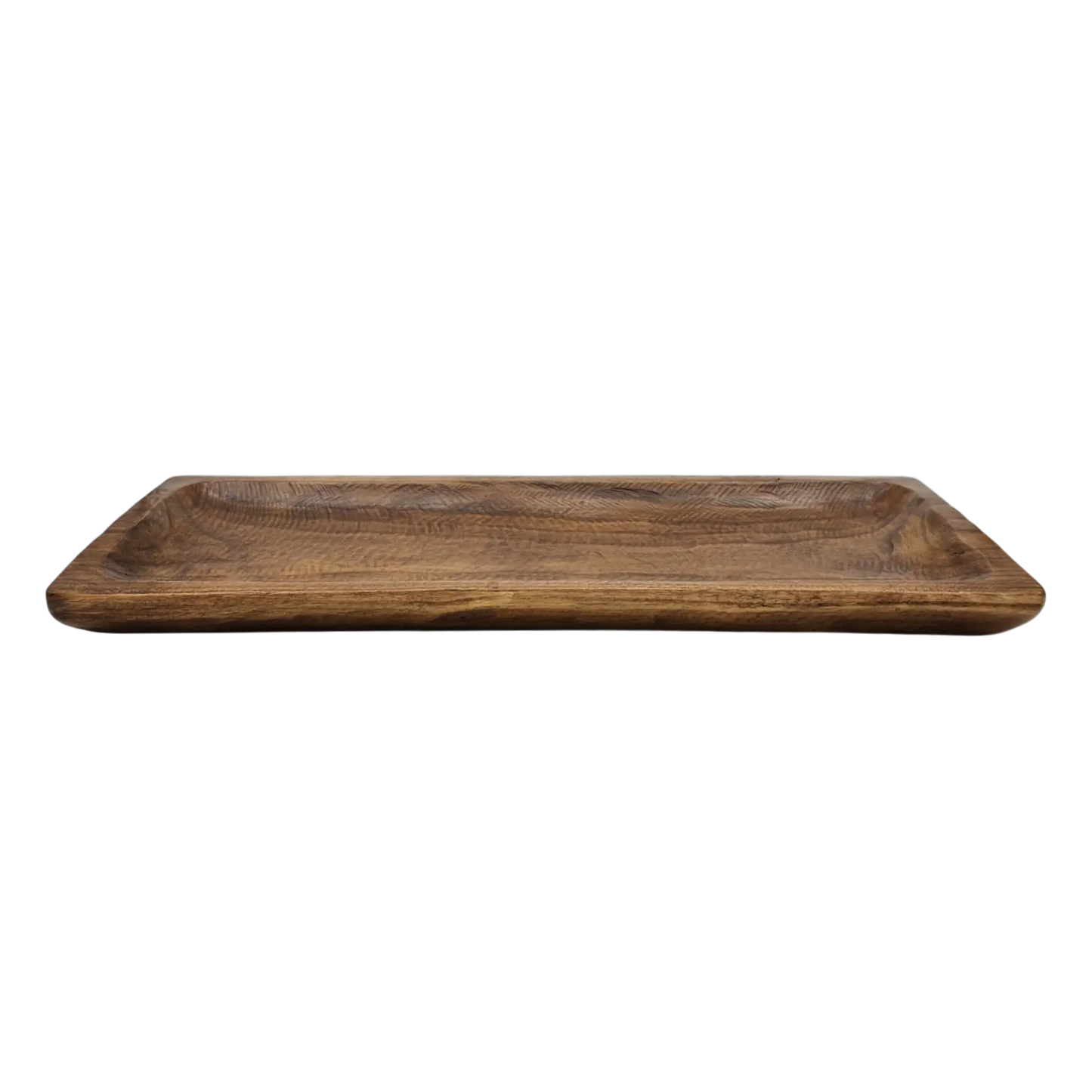 Holztablett Holzbrett Dekoschale Holzschale braun 58x22 cm Kerzentablett Dekobrett XXL