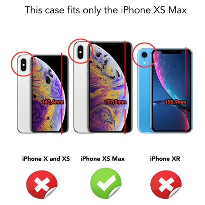 NALIA Transparente Silikonhülle für iPhone XS Max – Anti-Gelb & Rutschfest – GLAZE (Handyhülle Kristallklar, Schlank & Stoßfest) – Marke aus Berlin