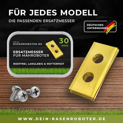 30x Titan 2-Loch Messer für iGarden R20 & R35