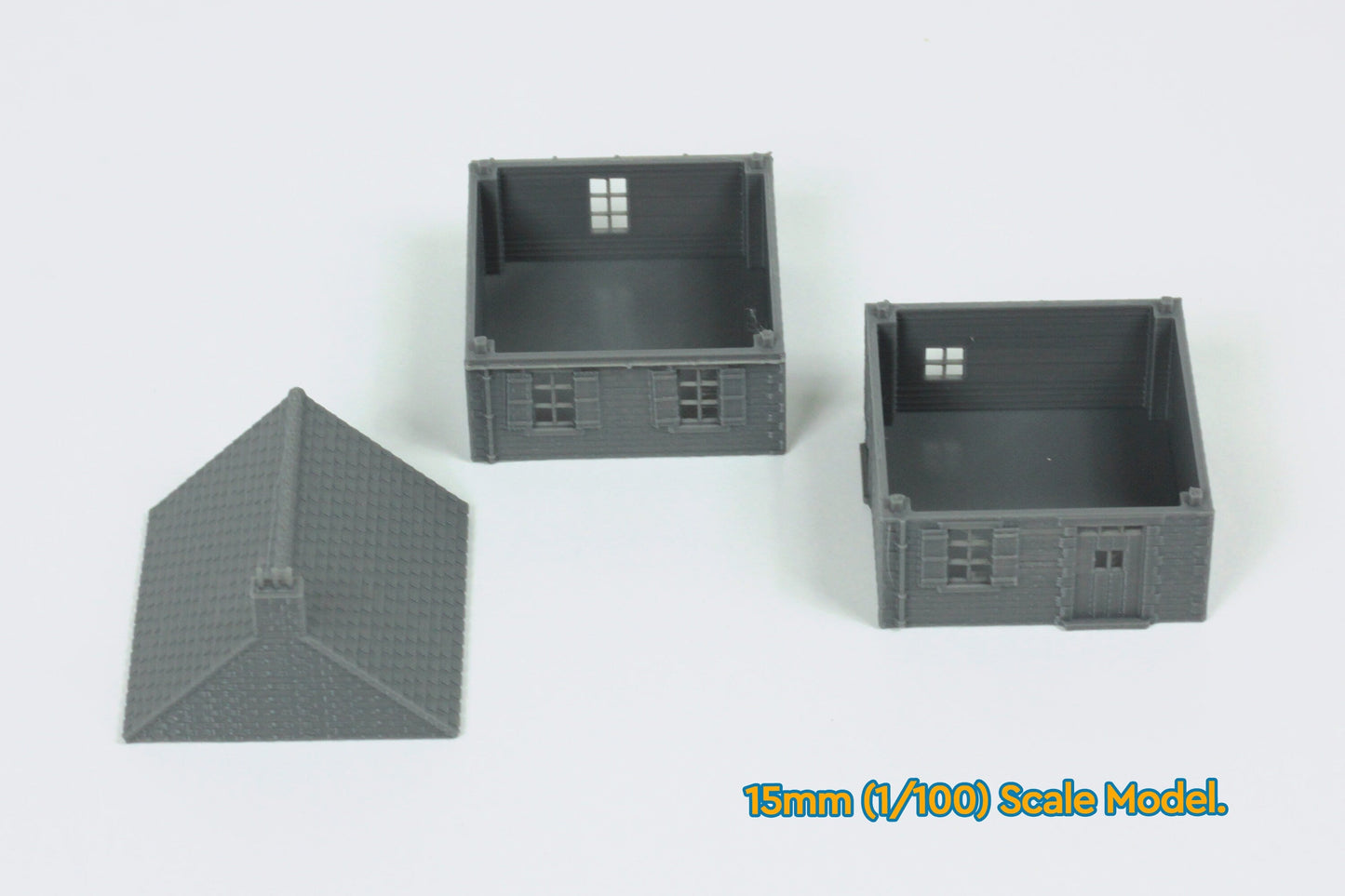 Normandy French Village House DS-T2 (Volume 1) - Tabletop Wargaming WW2 Terrain | 15mm 20mm 28mm Miniature 3D Printed Model | Bolt Action