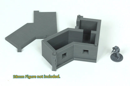 Atlantic Wall Bunkers Set (7 Bunkers) Tabletop Wargaming WW2 Terrain - 15mm - 20mm - 28 - Miniature 3D Printed Model