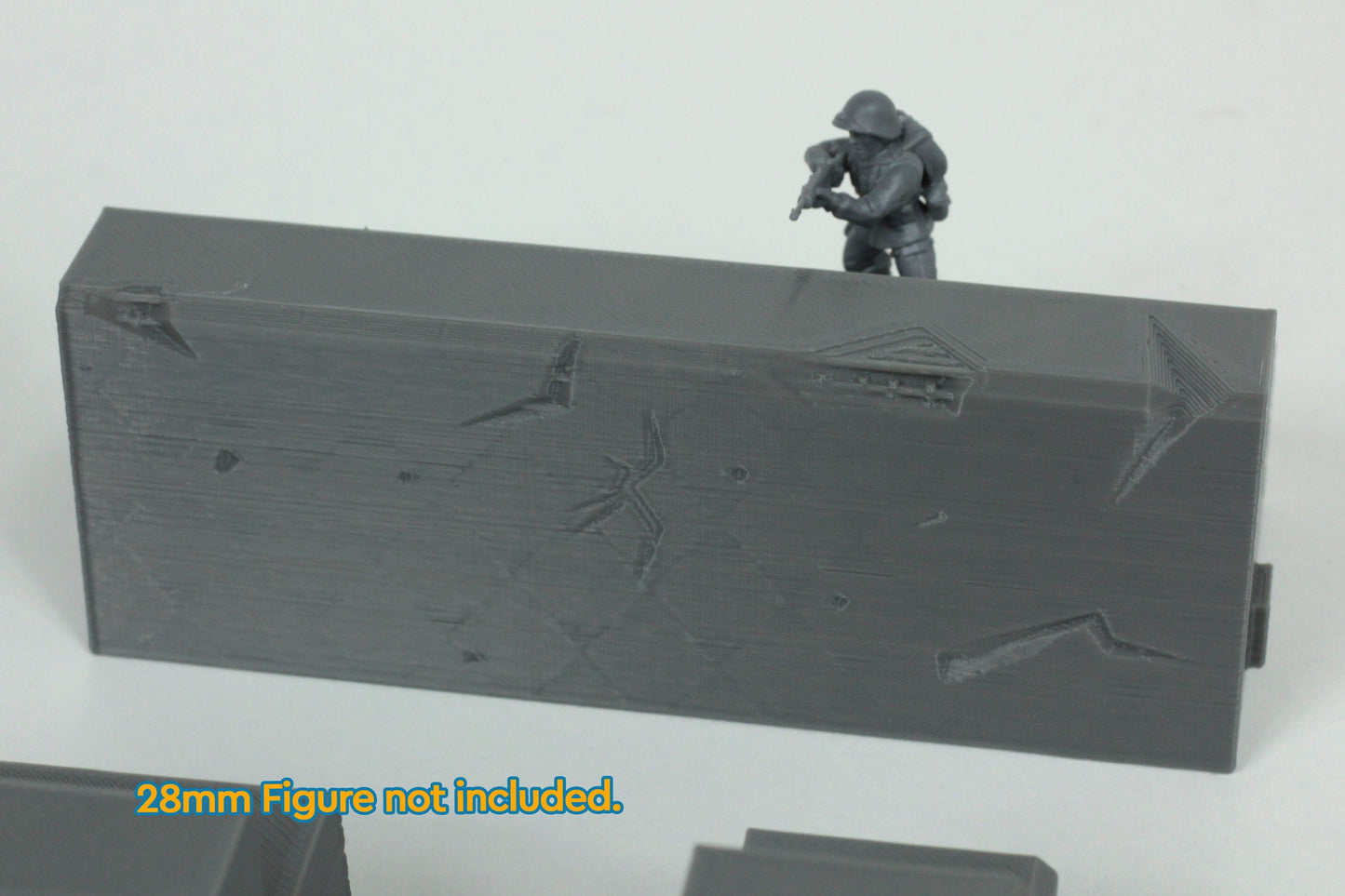Atlantic Wall Concrete Defense Line - 28mm 20mm 15mm Tabletop Wargaming Terrain  Bolt Action - Flames of War