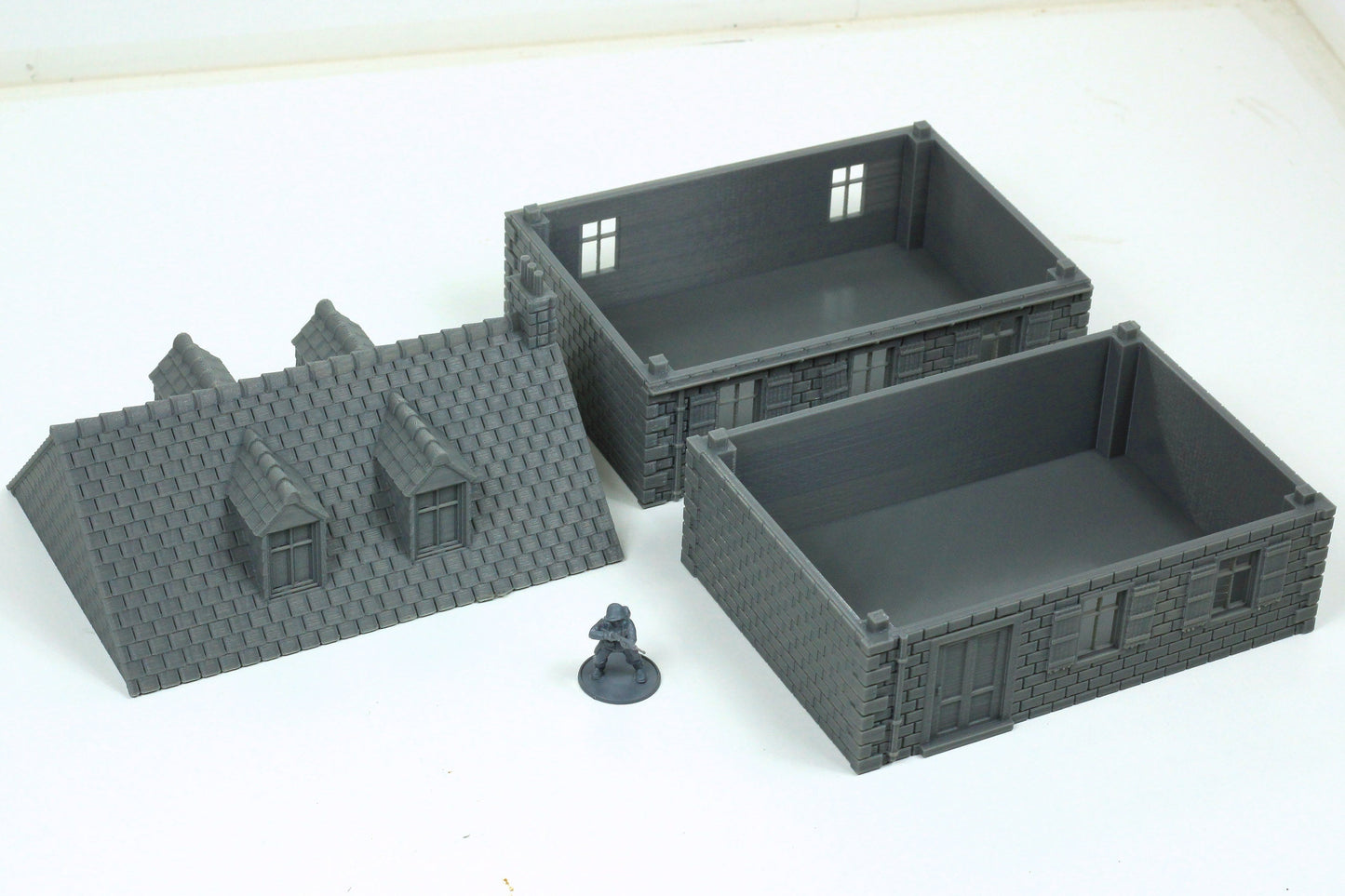 Normandy French Village Set (VOLUME 1) - Tabletop Wargaming WW2 Terrain | 15mm 20mm 28mm Miniature 3D Printed Model | Flames of War