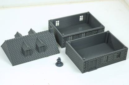 Normandy French Village Set (VOLUME 1) - Tabletop Wargaming WW2 Terrain | 15mm 20mm 28mm Miniature 3D Printed Model | Flames of War
