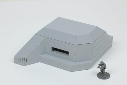 Regelbau Type 667 Bunker - Tabletop Wargaming WW2 Terrain | 15mm 20mm 28mm Miniature 3D Printed Model | Bolt Action