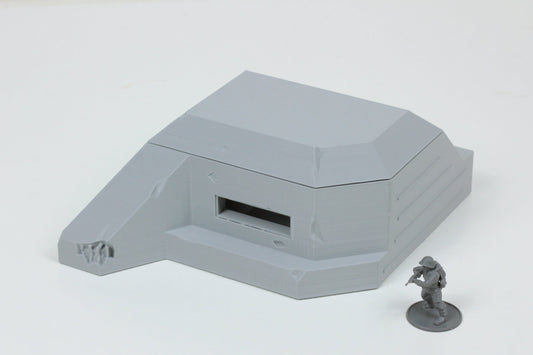 Regelbau Type 667 Bunker - Tabletop Wargaming WW2 Terrain | 15mm 20mm 28mm Miniature 3D Printed Model | Bolt action