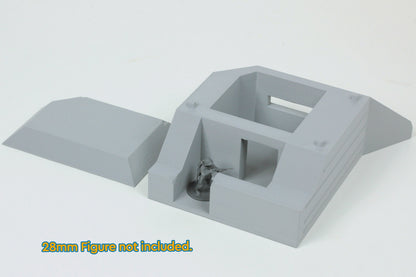 Regelbau Type 667 Bunker - Tabletop Wargaming WW2 Terrain | 15mm 20mm 28mm Miniature 3D Printed Model | Bolt Action