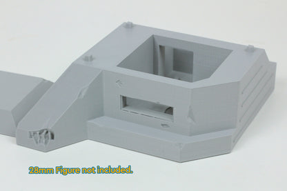 Regelbau Type 667 Bunker - Tabletop Wargaming WW2 Terrain | 15mm 20mm 28mm Miniature 3D Printed Model | Bolt action
