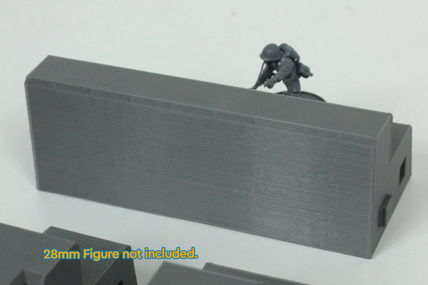 Atlantic Wall Concrete Defense Line - 28mm 20mm 15mm Tabletop Wargaming Terrain  Bolt Action - Flames of War