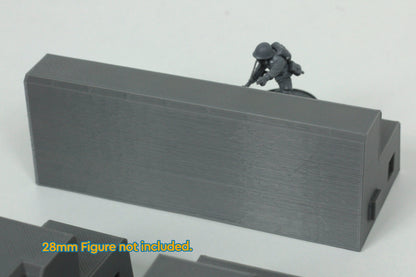 Atlantic Wall Concrete Defense Line - 28mm 20mm 15mm Tabletop Wargaming Terrain  Bolt Action - Flames of War