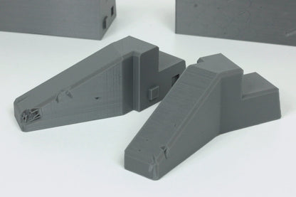 Atlantic Wall Concrete Defense Line - 28mm 20mm 15mm Tabletop Wargaming Terrain  Bolt Action - Flames of War