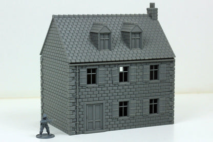 Normandy French Village House DS-T3 (Volume 1) - Tabletop Wargaming WW2 Terrain | 15mm 20mm 28mm Miniature 3D Printed Model | Flames of War
