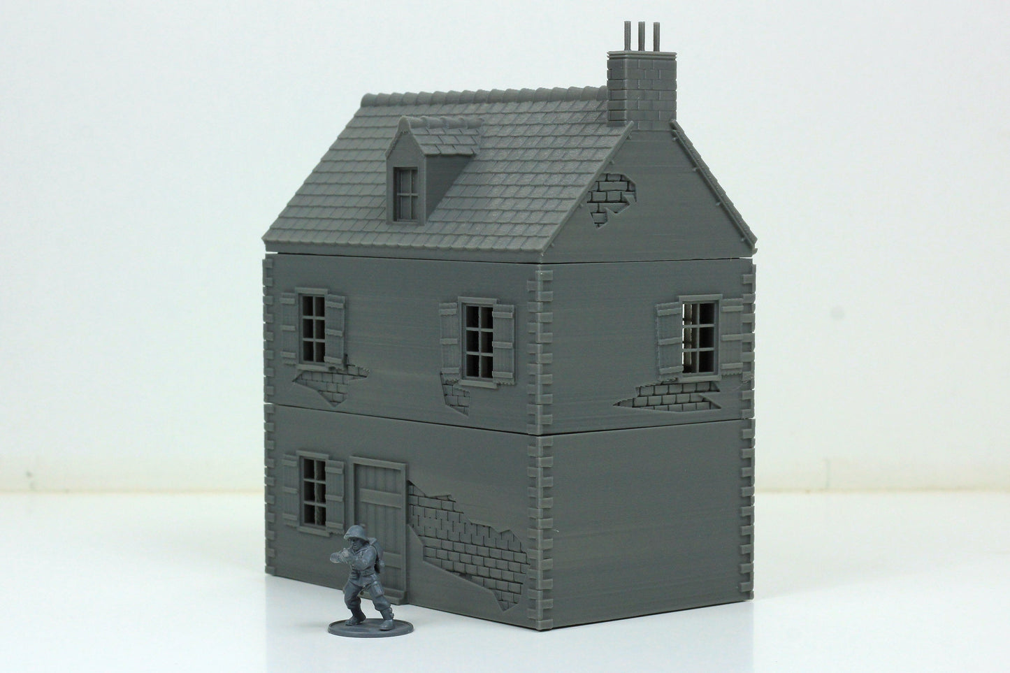 Normandy French Village Set (VOLUME 1) - Tabletop Wargaming WW2 Terrain | 15mm 20mm 28mm Miniature 3D Printed Model | Flames of War