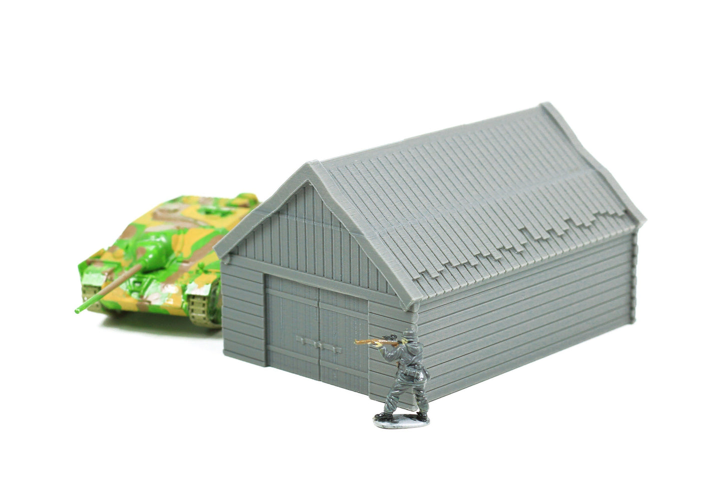 Rural Barn - Tabletop Wargaming WW2 Terrain | 15mm 20mm 28mm HO Miniature 3D Printed Model | Bolt Action