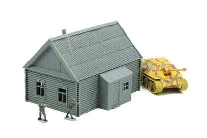 Soviet Village Set - Tabletop Wargaming WW2 Terrain | 15mm 20mm 28mm Miniature 3D Printed Model | Zona Alfa