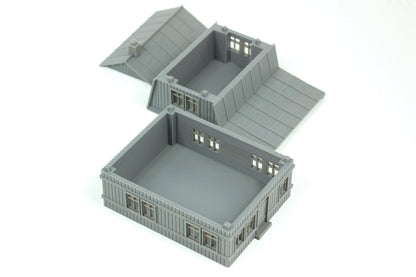 Traditional Soviet Dacha House - Tabletop Wargaming WW2 Terrain | 15mm 20mm 28mm HO Miniature 3D Printed Model | Bolt Action
