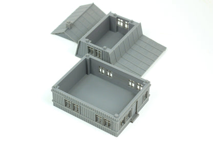 Traditional Soviet Dacha House - Tabletop Wargaming WW2 Terrain | 15mm 20mm 28mm HO Miniature 3D Printed Model | Bolt Action