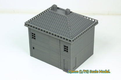 Dutch Manor House - Tabletop Wargaming WW2 Terrain | 15mm 20mm 28mm HO Miniature 3D Printed Model | Bolt Action