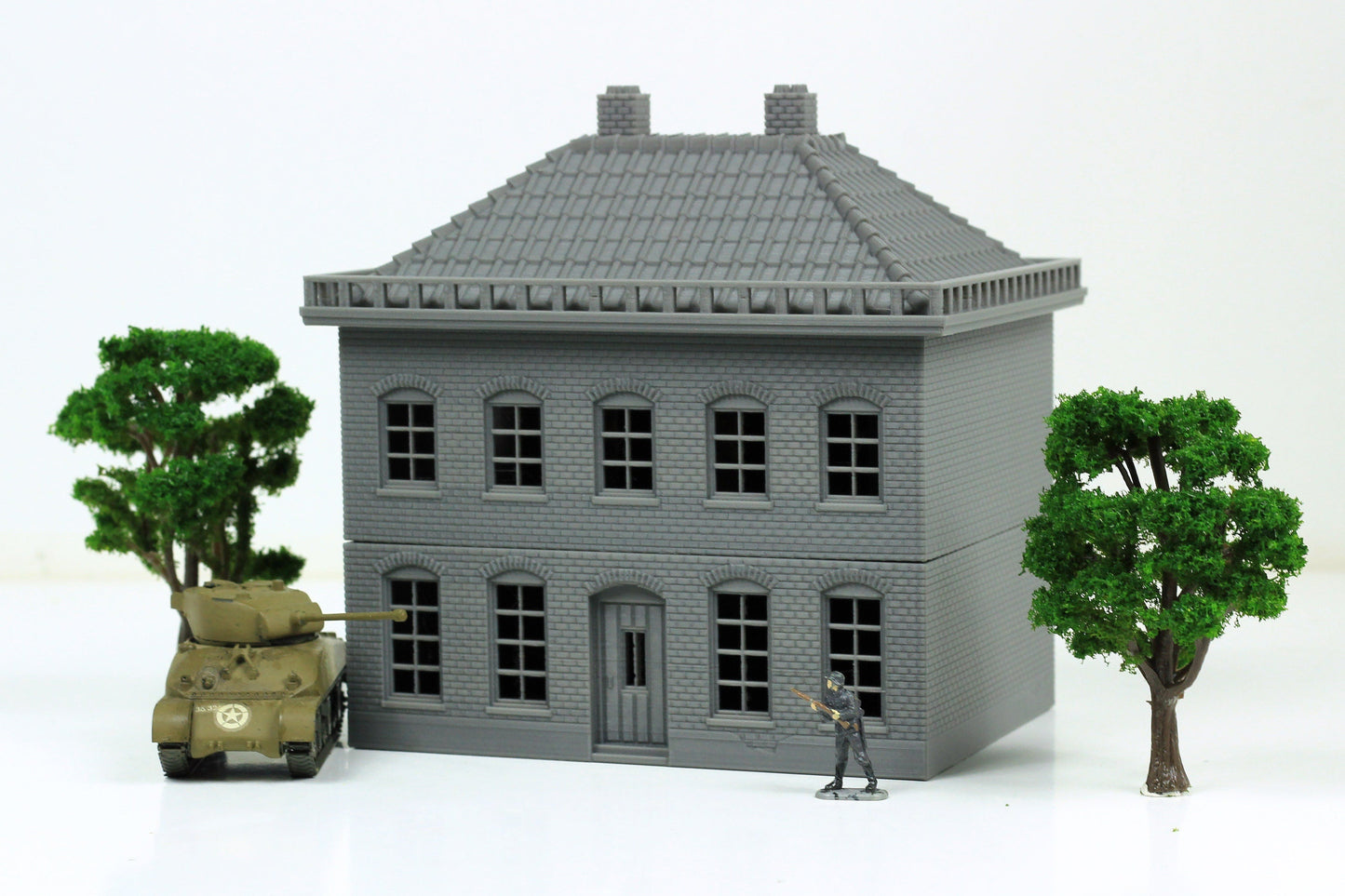 Dutch Town Set - Tabletop Wargaming WW2 Terrain |  Miniature Gaming | 3D Printed Model | Bolt Action | Flames of War | Team Yankee