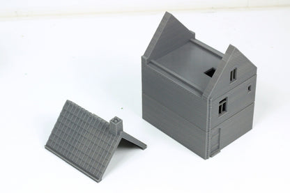 Dutch Town Set - Tabletop Wargaming WW2 Terrain |  Miniature Gaming | 3D Printed Model | Bolt Action | Flames of War | Team Yankee