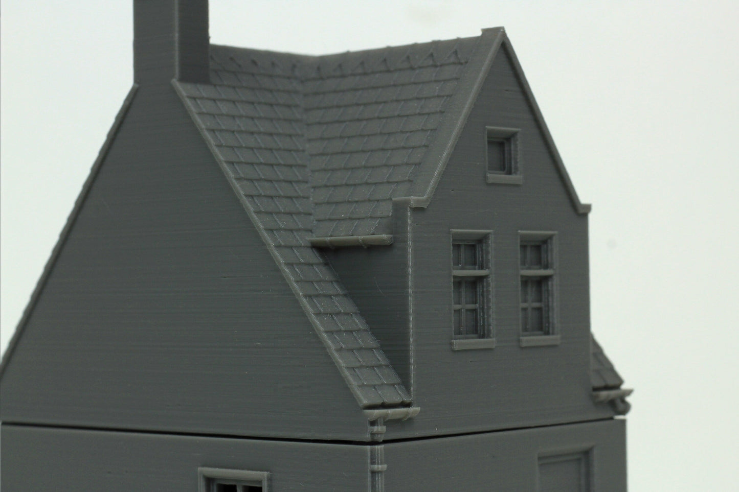French Town Medieval Building A - Tabletop Wargaming WW2 Terrain | 15mm 20mm 28mm HO Scale 3D Printed Miniature