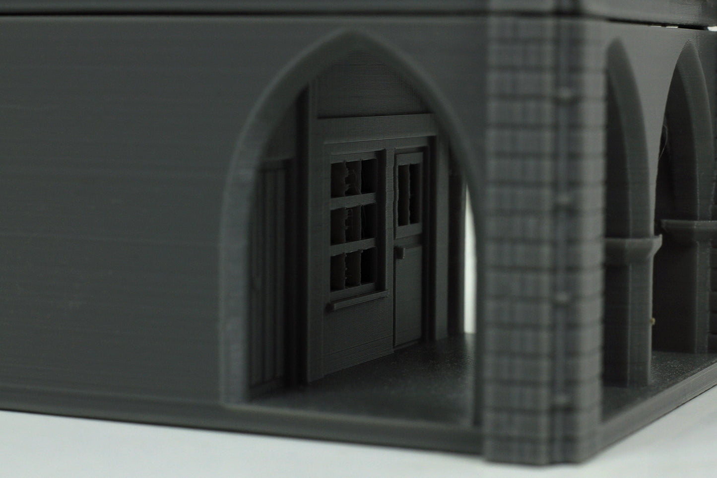 French Town Medieval Building A - Tabletop Wargaming WW2 Terrain | 15mm 20mm 28mm HO Scale 3D Printed Miniature