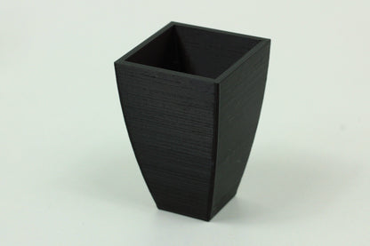 Modern Square Flower Pot | 1:12, 18, 24 Scale Dollhouse Decor | 3D Printed Miniature Made in Germany