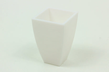 Large Flower Pot Square - Dollhouse Miniature 1:12 Miniature Dollhouse Furniture