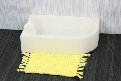 Whirlpool Bathtub | 1:12, 18 & 24 Scale Dollhouse Bathroom Furniture | 3D Printed Miniature