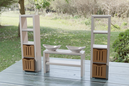 Dollhouse Miniature Bathroom Furniture Set - 1:12 Scale