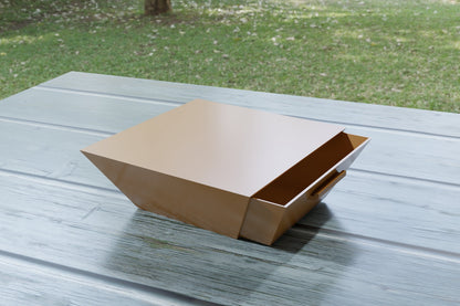 Inverted Pyramid Coffee Table: Modern Dollhouse Miniature Furniture