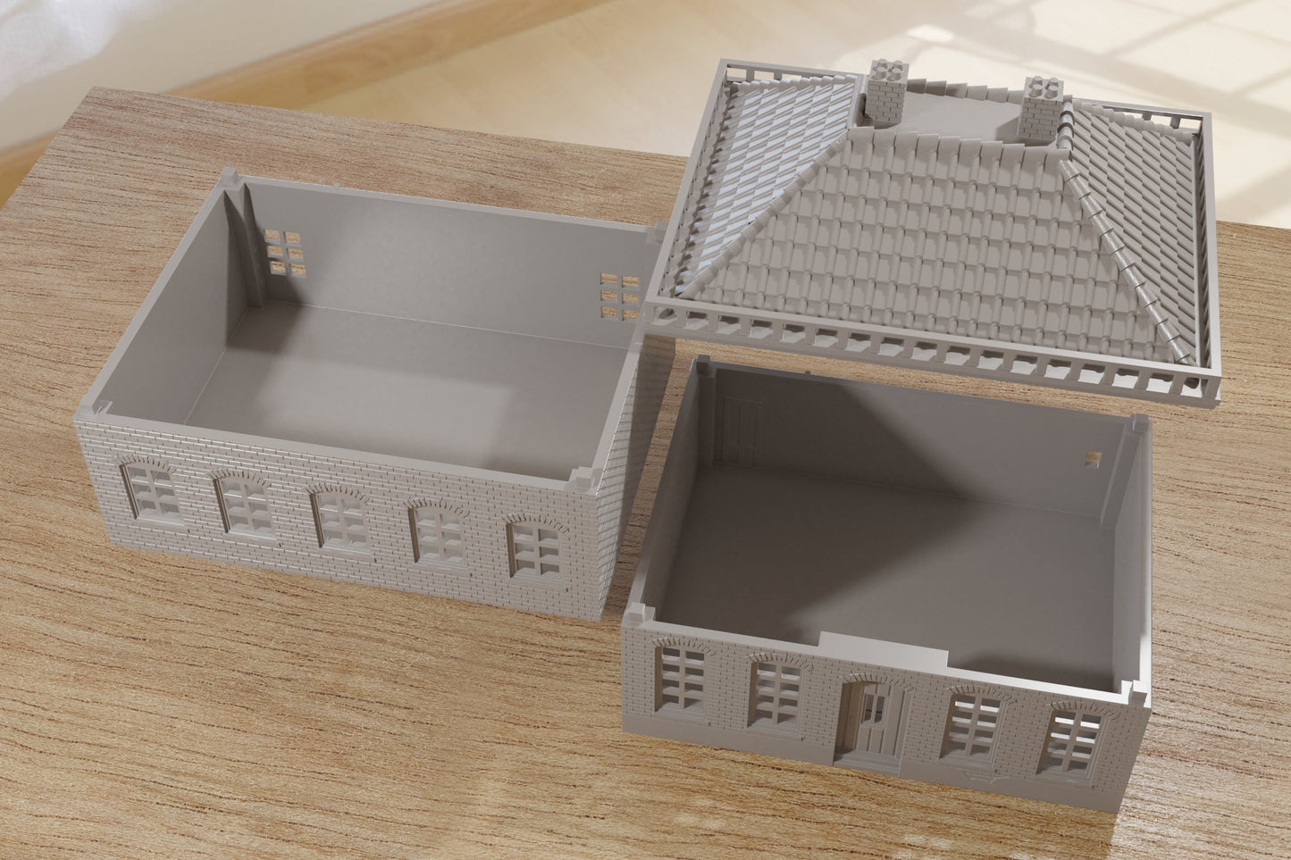 Dutch Town Set - Tabletop Wargaming WW2 Terrain |  Miniature Gaming | 3D Printed Model | Bolt Action | Flames of War | Team Yankee